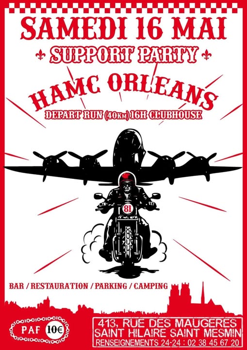 Support Party des Hells Angels Orléans